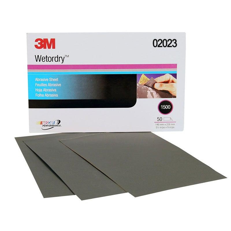 3M 1500g MICRO FINE SAND PAPER WETorDry 02023