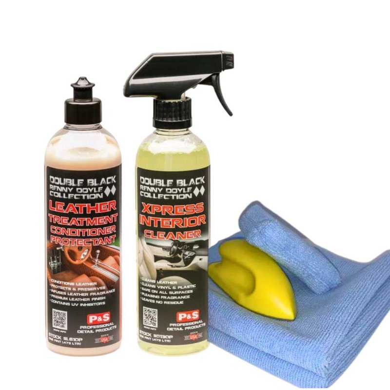 7A P&S Essentials Leather Car Care Kit Bundle