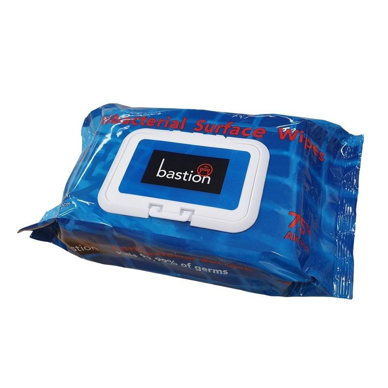Bastion Antibacterial Surface Wipes 80 sheets