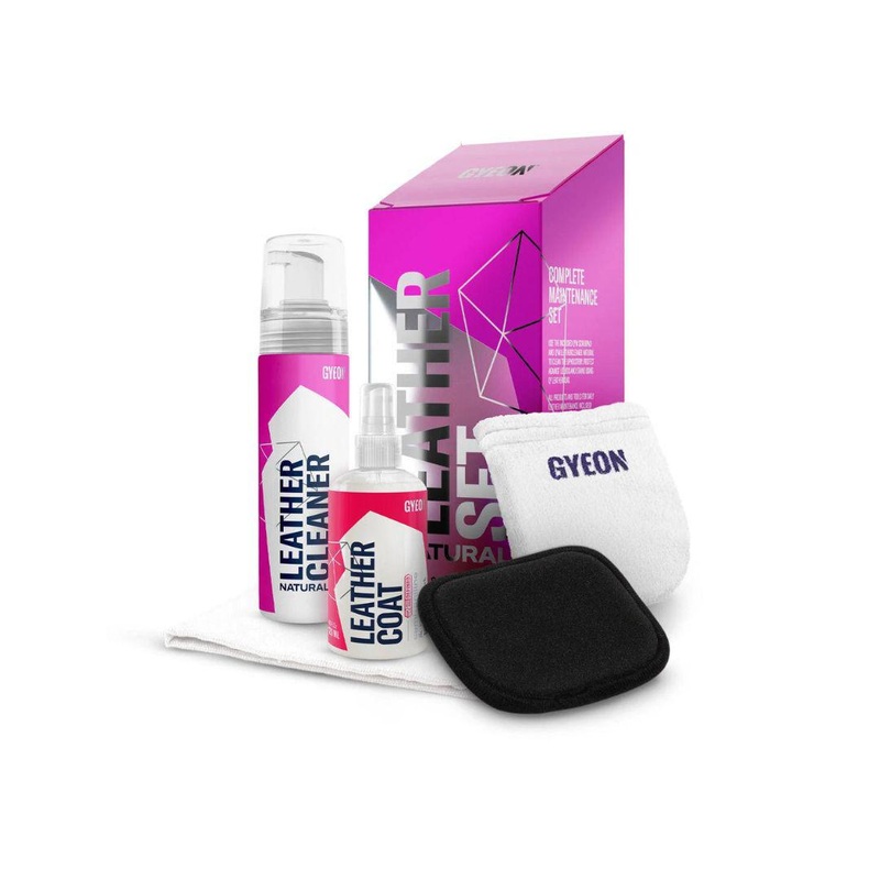 Gyeon Q2M Leather Set Natural Complete Leather Maintenance Set