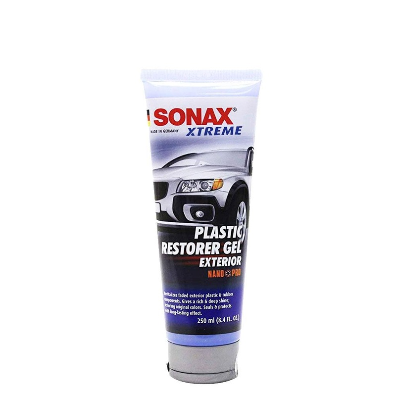 SONAX XTREME Plastic Restorer Gel Exterior for Plastic Trim, Engine and Tyres