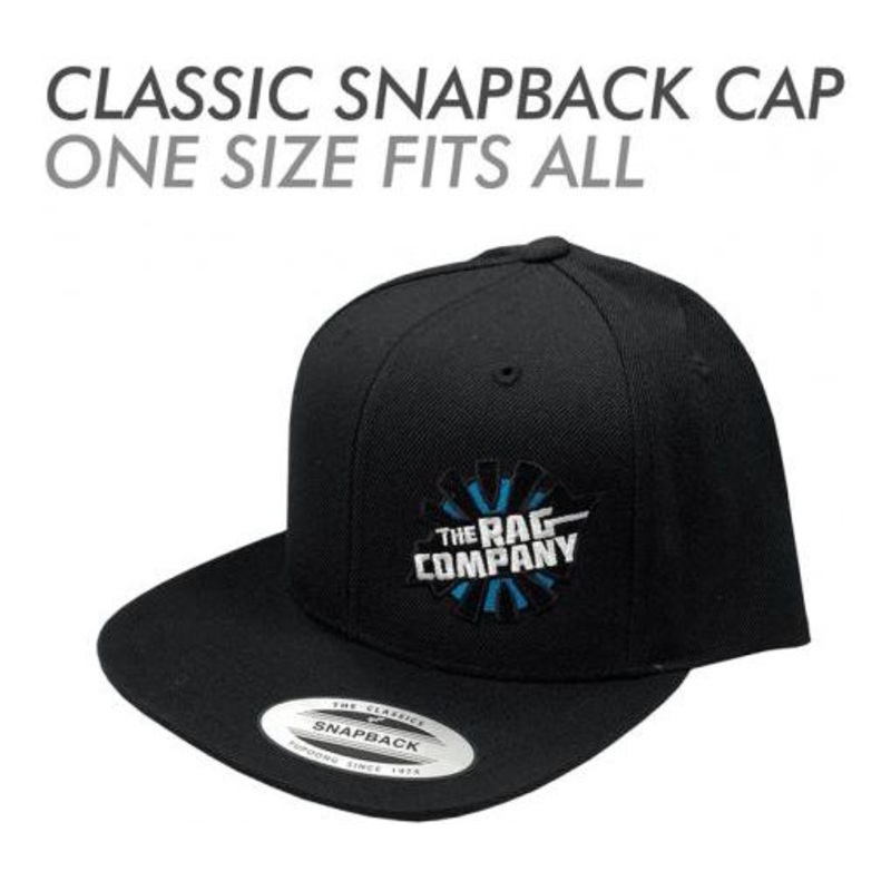 The Rag Company CLASSIC SNAPBACK CAP WITH LOGO – BLACK